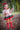 ECC Vault Most Wonderful Time Khaki, Red, and Green Embroidered Skirted Bubble - Evie's Closet Clothing