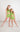 Game On Lime Ribbed Sports Top and V-Waist Shortie Dance Set - Evie's Closet Clothing