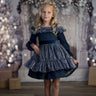 Grace Writes My Story Midnight and Glitter Attached Petti Couture Dress - Evie's Closet Clothing