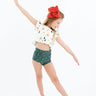 Happy Holiday Printed Three Piece Dance Set - Evie's Closet Clothing