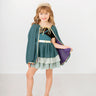 PREORDER Teal Queen Teal, Mint, and Black Dreamer Dress, Tumbler, and Cape Set - Evie's Closet Clothing