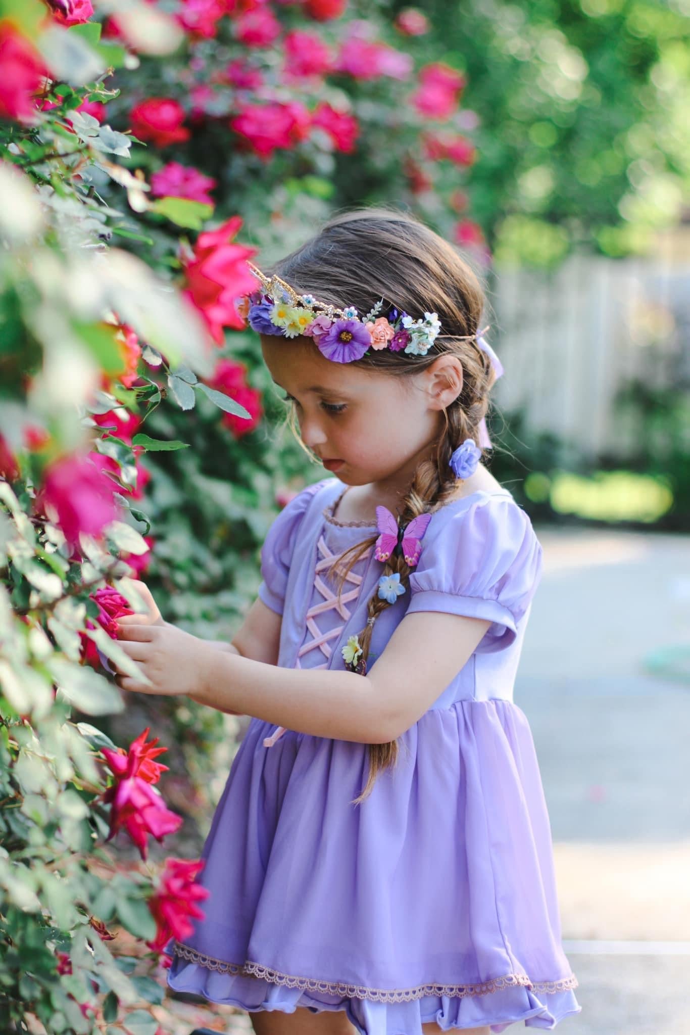 PREORDER Tower Lavender and Pink Vintage Length Dreamer Dress and Shorties - Evie's Closet Clothing