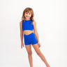 Stay Electric Royal Blue Ribbed Two Piece Dance Set - Evie's Closet Clothing