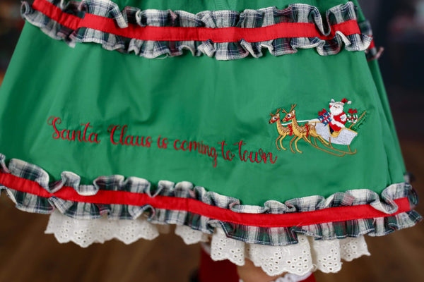 Santa Letters Dress w/Shorty