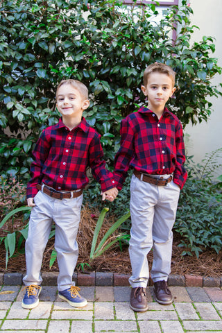 Essential Buffalo Plaid Shirt My Three Sons