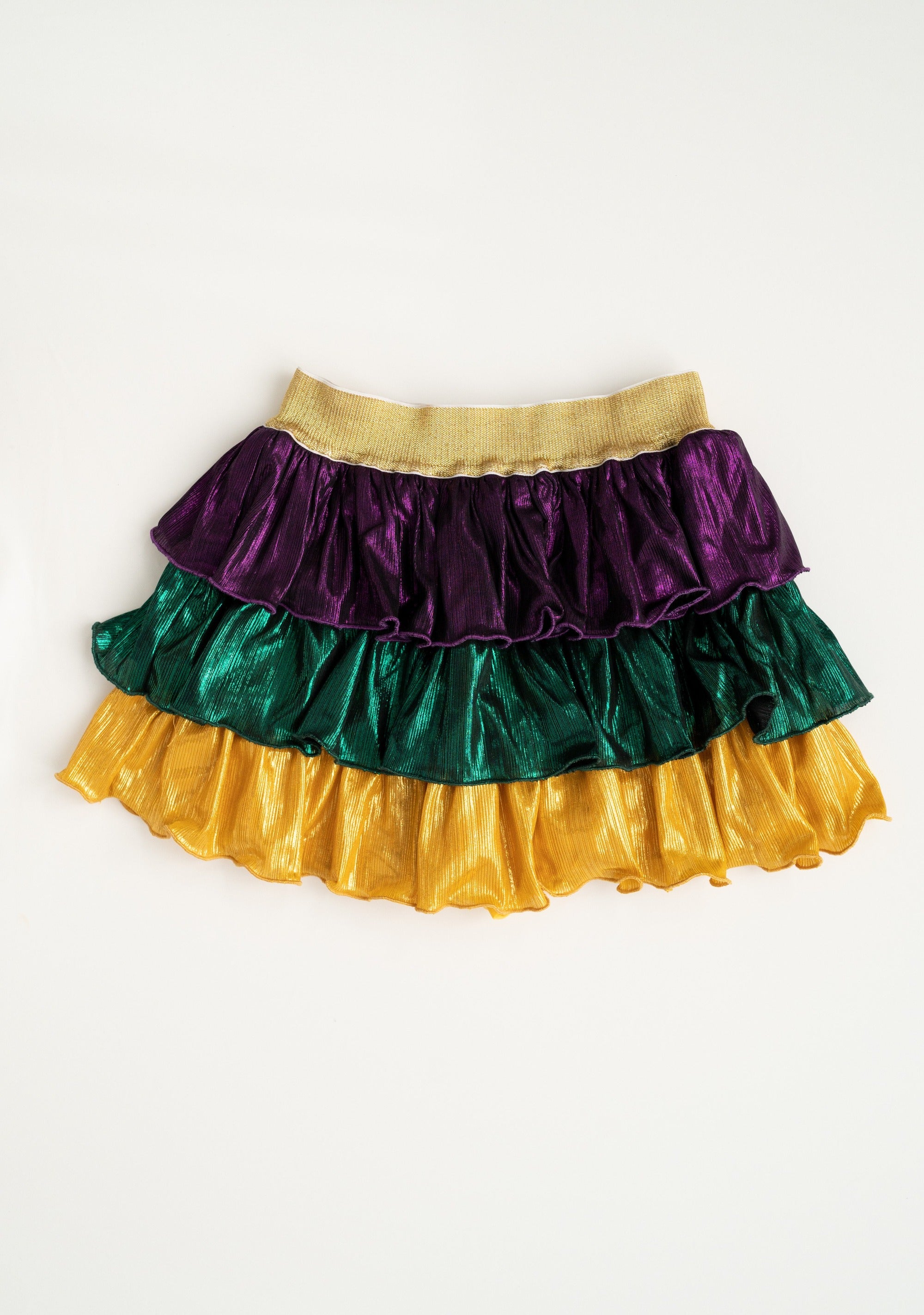 Mardi Gras Tri-Shimmer Skort - Evie's Closet Clothing