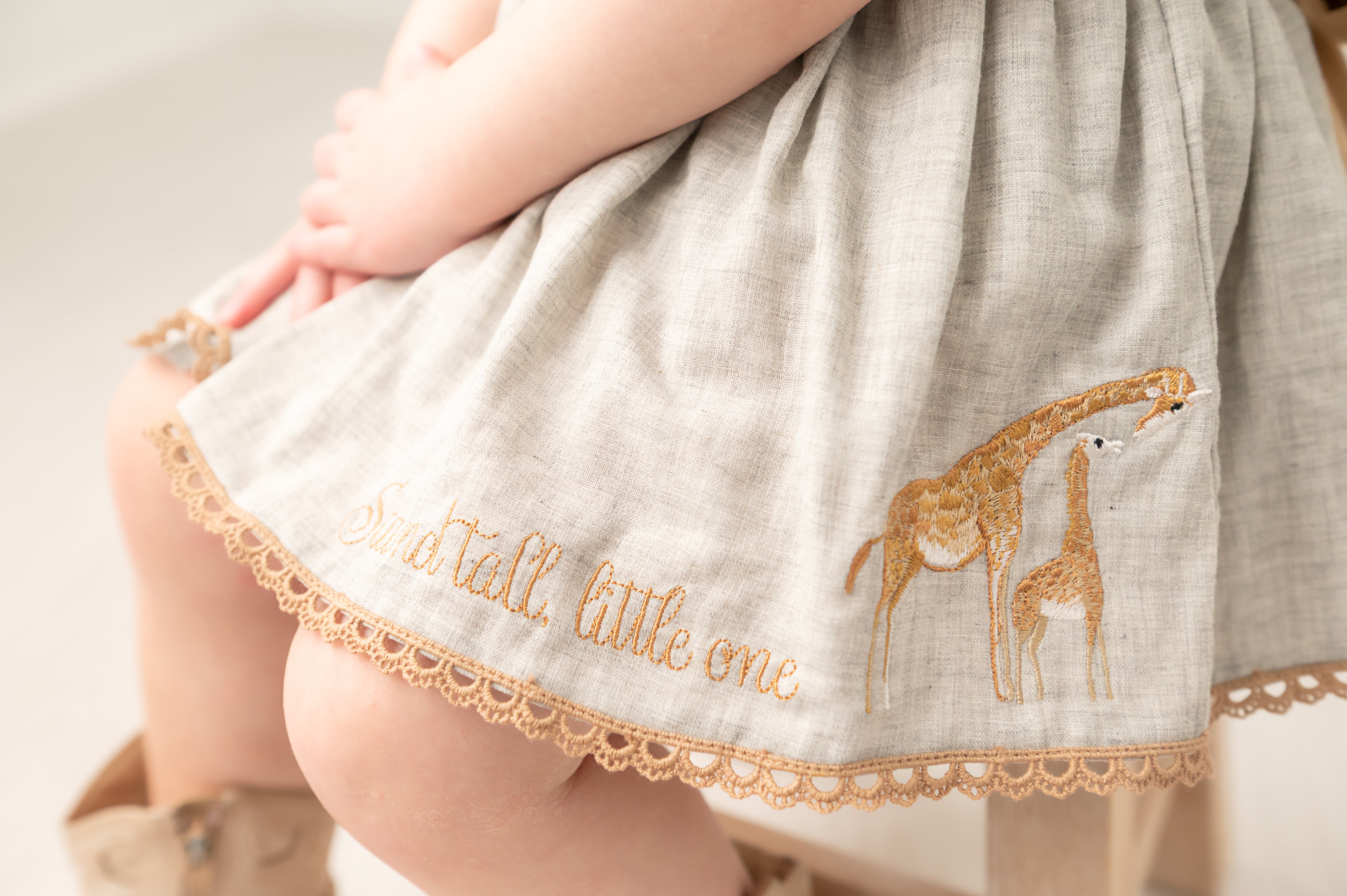 "Stand Tall Little One" Skirted Bubble - Evie's Closet Clothing