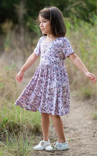 Pretty In Pink Floral Bamboo Dress