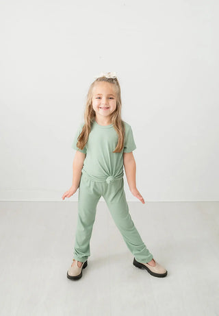 Simply Sage Ribbed Set Evie's Closet Clothing