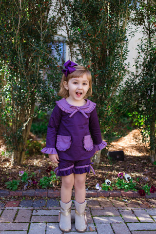 Very Vintage Eggplant Set Evie's Closet Clothing