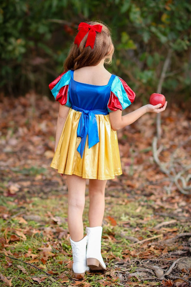 Fairest Metallic Multicolored Princess Dreamer Tunic Top and Shortie Set