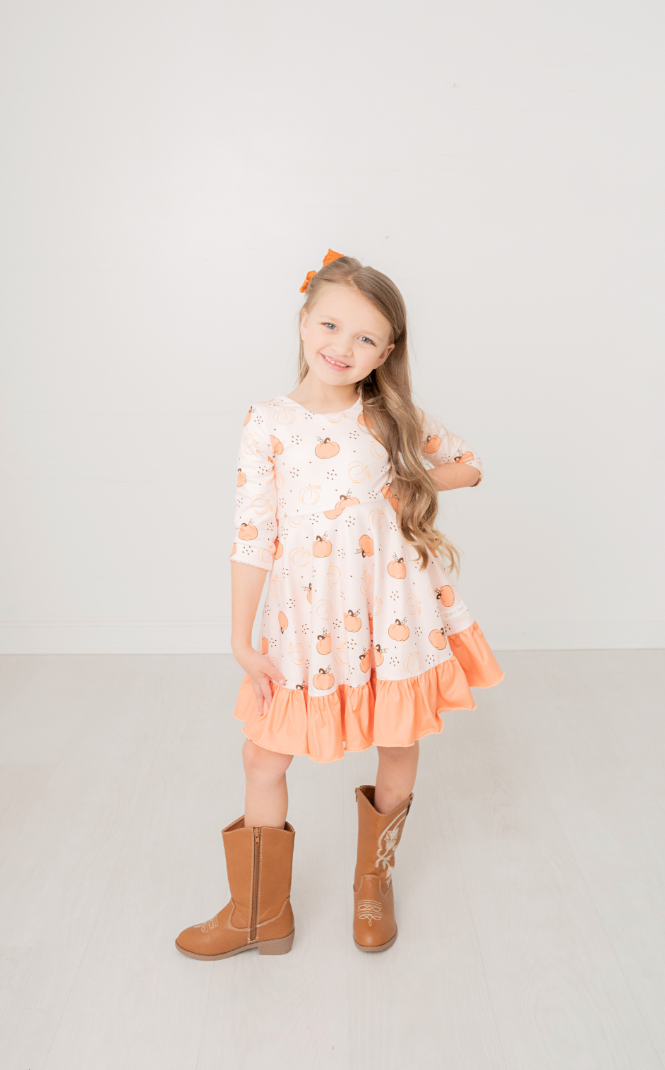 Pumpkin Spice Reversible Dress - Evie's Closet Clothing