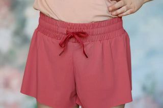 Affirmation: Chosen, Blush and Rose Puff Sleeve Top and Fly Away Shorts - Evie's Closet Clothing