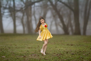 Books and Beauty Metallic Gold Rose Accent Tunic Top and Shortie Dreamer - Evie's Closet Clothing