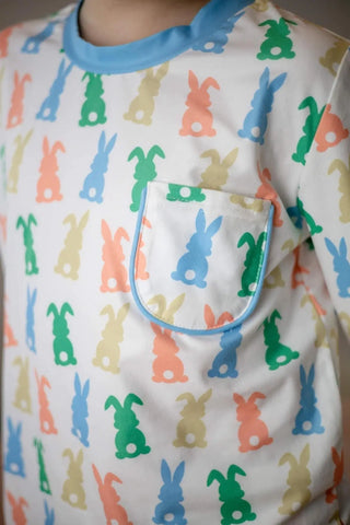 Cottontail Cutie Printed Two Piece Lounge Set - Evie's Closet Clothing