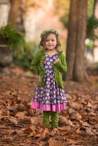 Essential Olive Ruffled Jacket - Evie's Closet Clothing