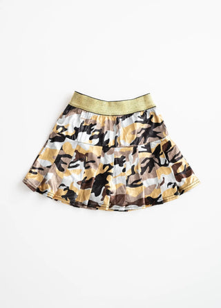 Game Day Ready Camo Metallic Skort - Evie's Closet Clothing