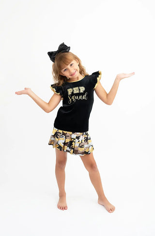 Game Day Ready Camo Metallic Skort - Evie's Closet Clothing