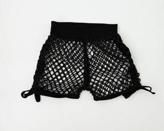 Hip Hopper Onyx Crochet Shorts - Evie's Closet Clothing