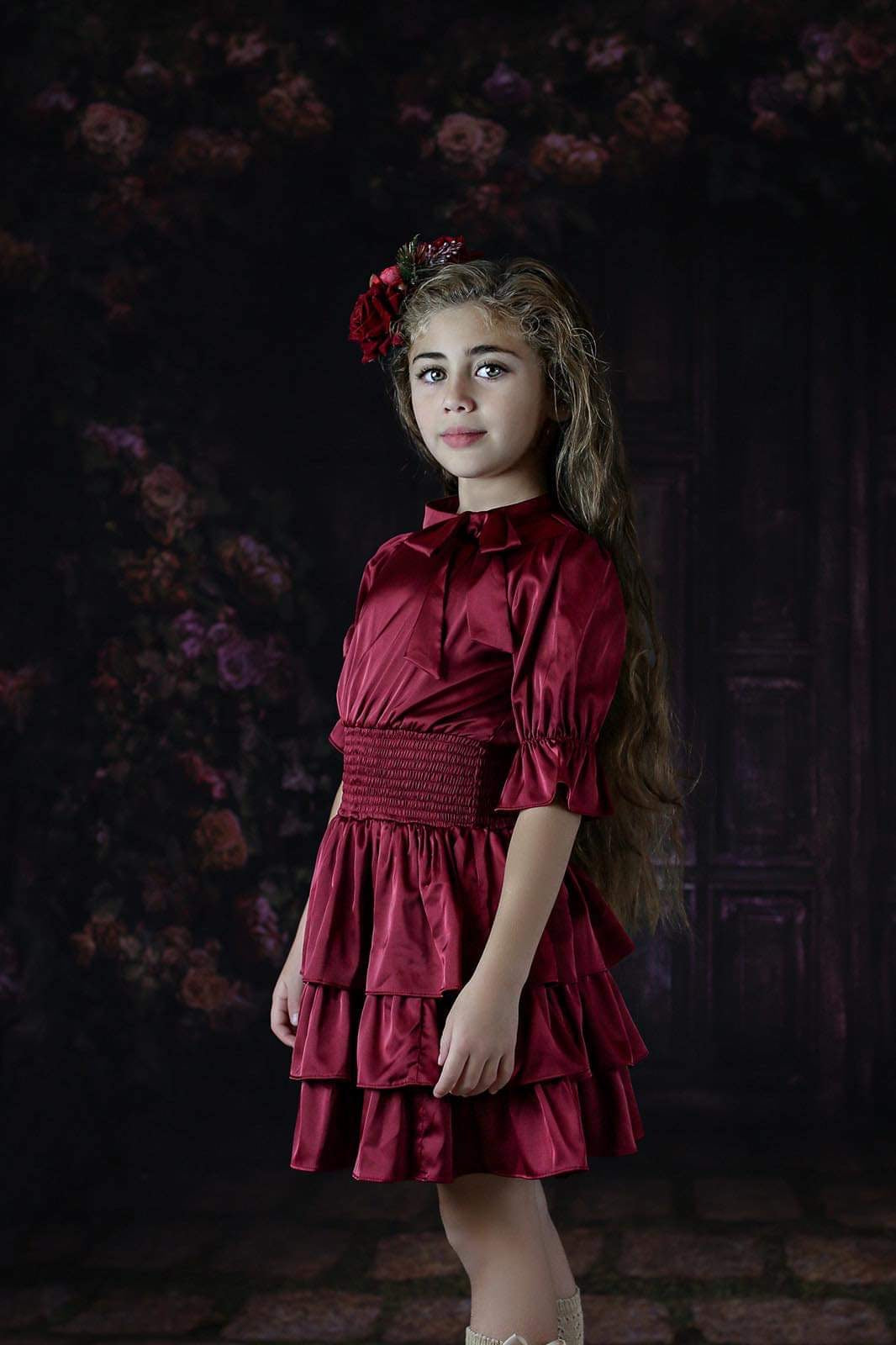 "Always By Your Side" Satin Simplicity Dress in Cranberry - Evie's Closet Clothing