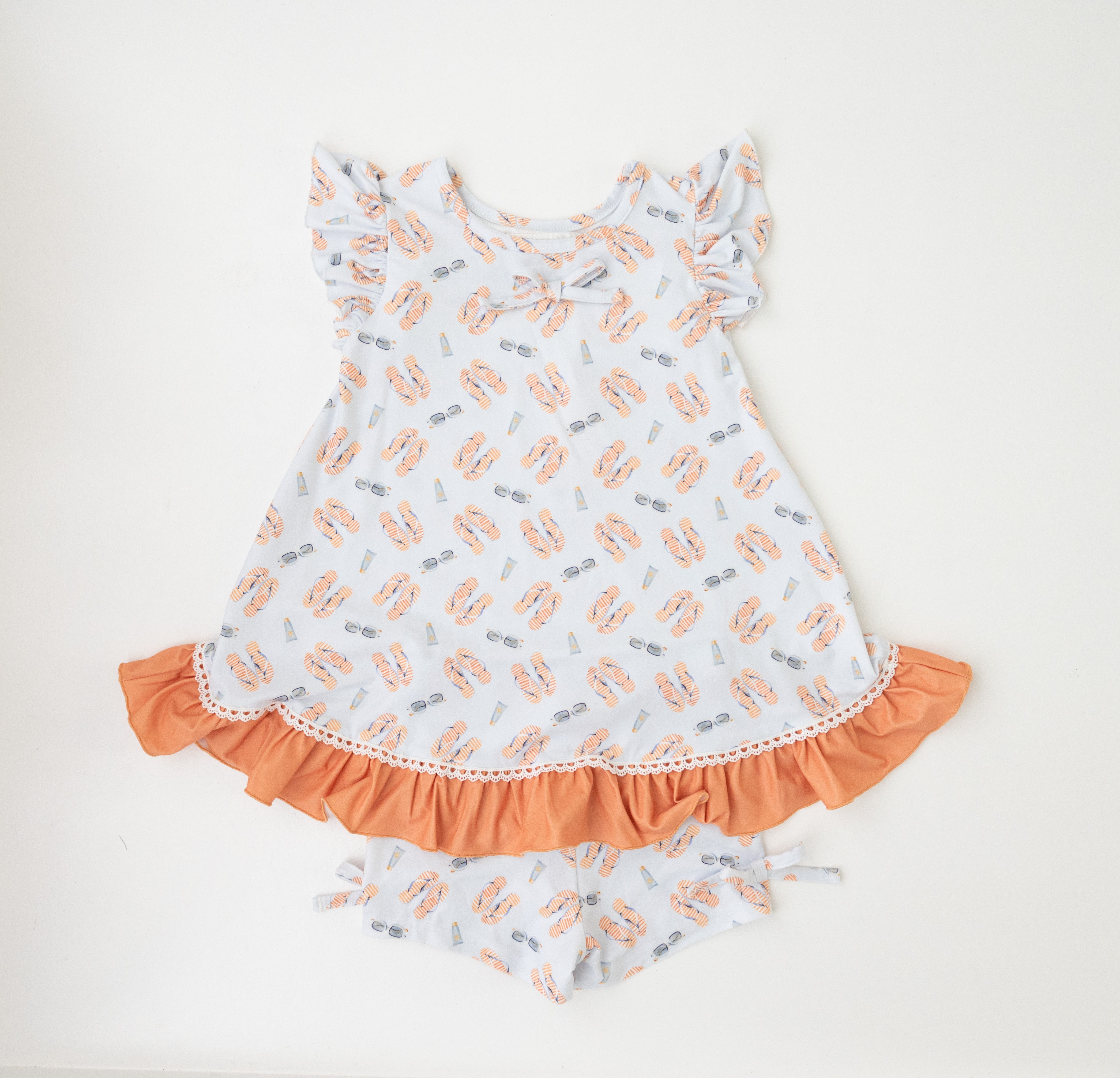 Beach Dreams Short Gown Set - Evie's Closet Clothing