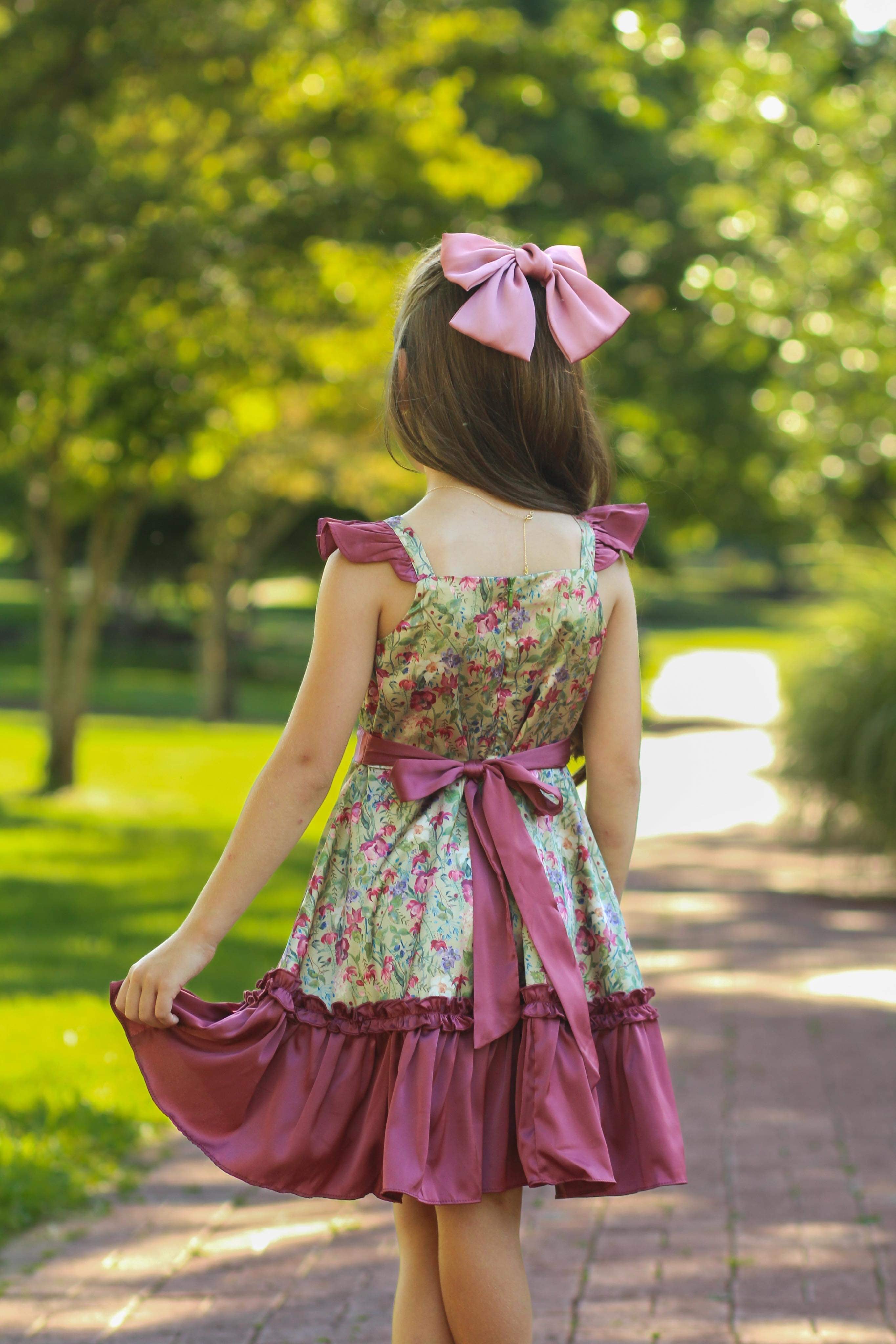 English Garden Floral Dress - Evie's Closet Clothing