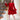 In My Element Ruby Red Velvet Shift Dress - Evie's Closet Clothing