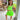 Key Lime Pie Neon Green Smocked Skort Set - Evie's Closet Clothing