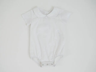 Live Sale 4/11 White Stripe Bubble 18m - Evie's Closet Clothing