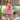 Mali-Beauty Hot Pink Satin Vest Style Top and Skort Dreamer Set - Evie's Closet Clothing