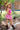 Mali-Beauty Hot Pink Satin Vest Style Top and Skort Dreamer Set - Evie's Closet Clothing