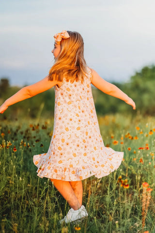 Positive Vibes Printed Casual Dress - Evie's Closet Clothing