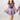 Pretty in Pleats Soft Purple Pleated Simplicity Velvet Bodysuit/Leotard and Skort Set - Evie's Closet Clothing