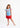 Rebs Ready Spirit Light Blue and Red Velvet T-Shirt - Evie's Closet Clothing