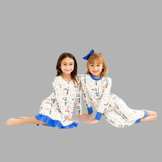 School’s In Printed Two Piece Loungewear - Evie's Closet Clothing