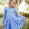 Winter Hearts Printed Reversible Dress - Evie's Closet Clothing